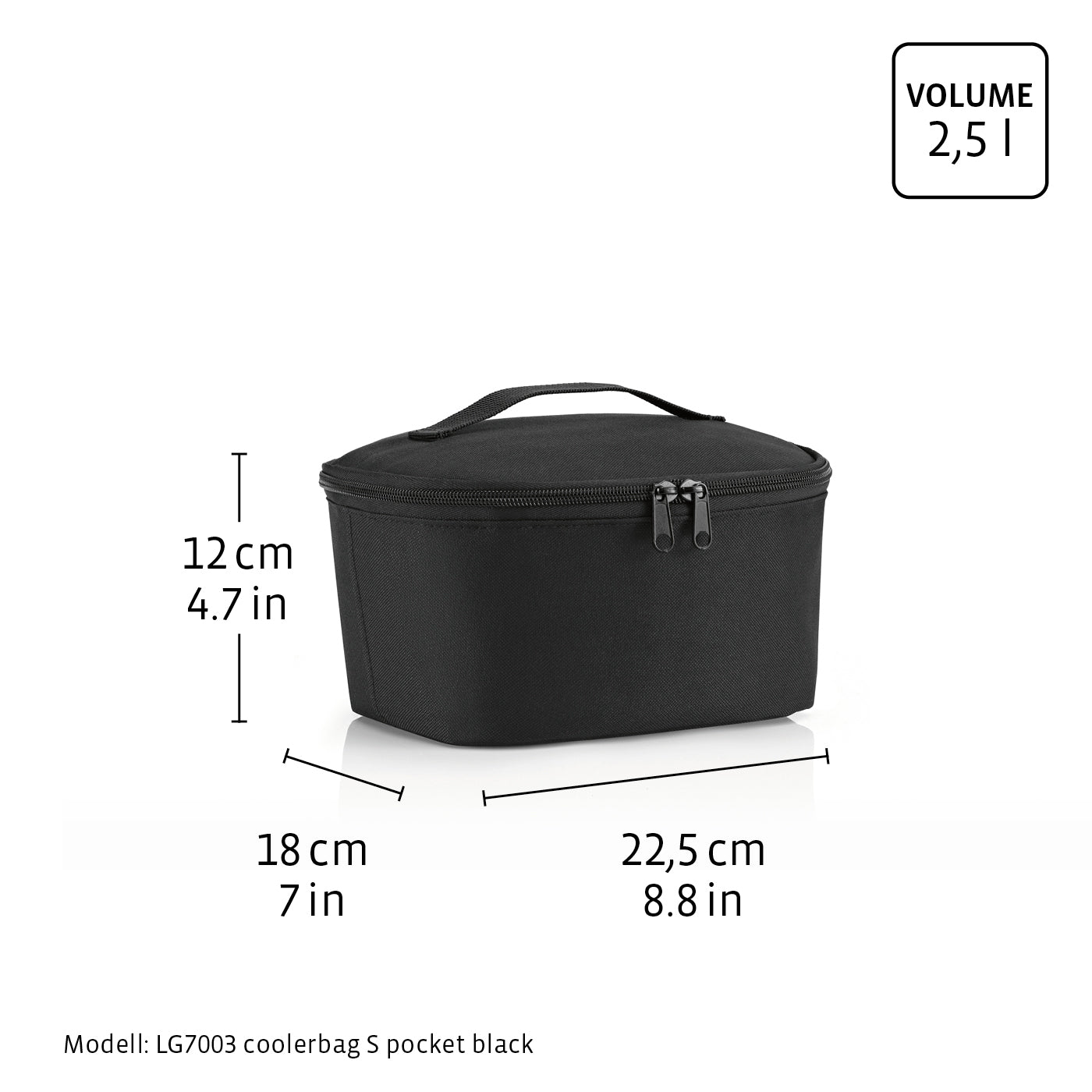 coolerbag S pocket twist silver