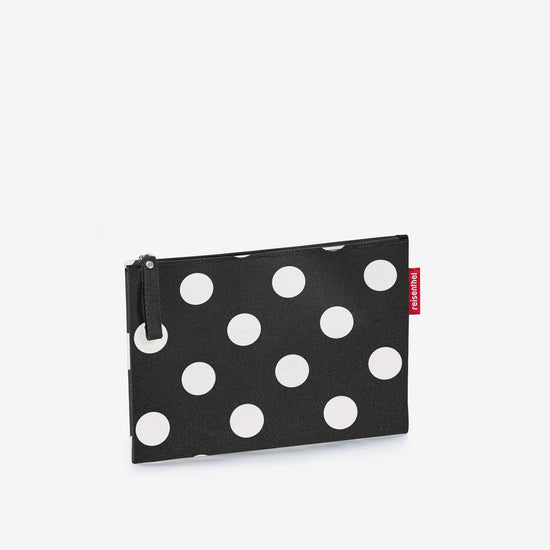 Reisenthel case 1 dots white (Schminktasche,schwarz)