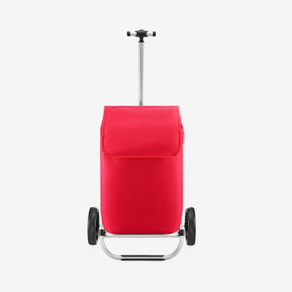 shopping trolley red