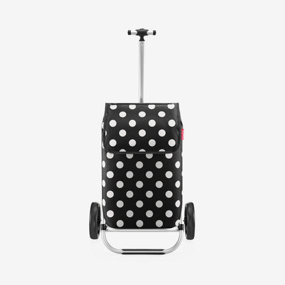 shopping trolley dots white