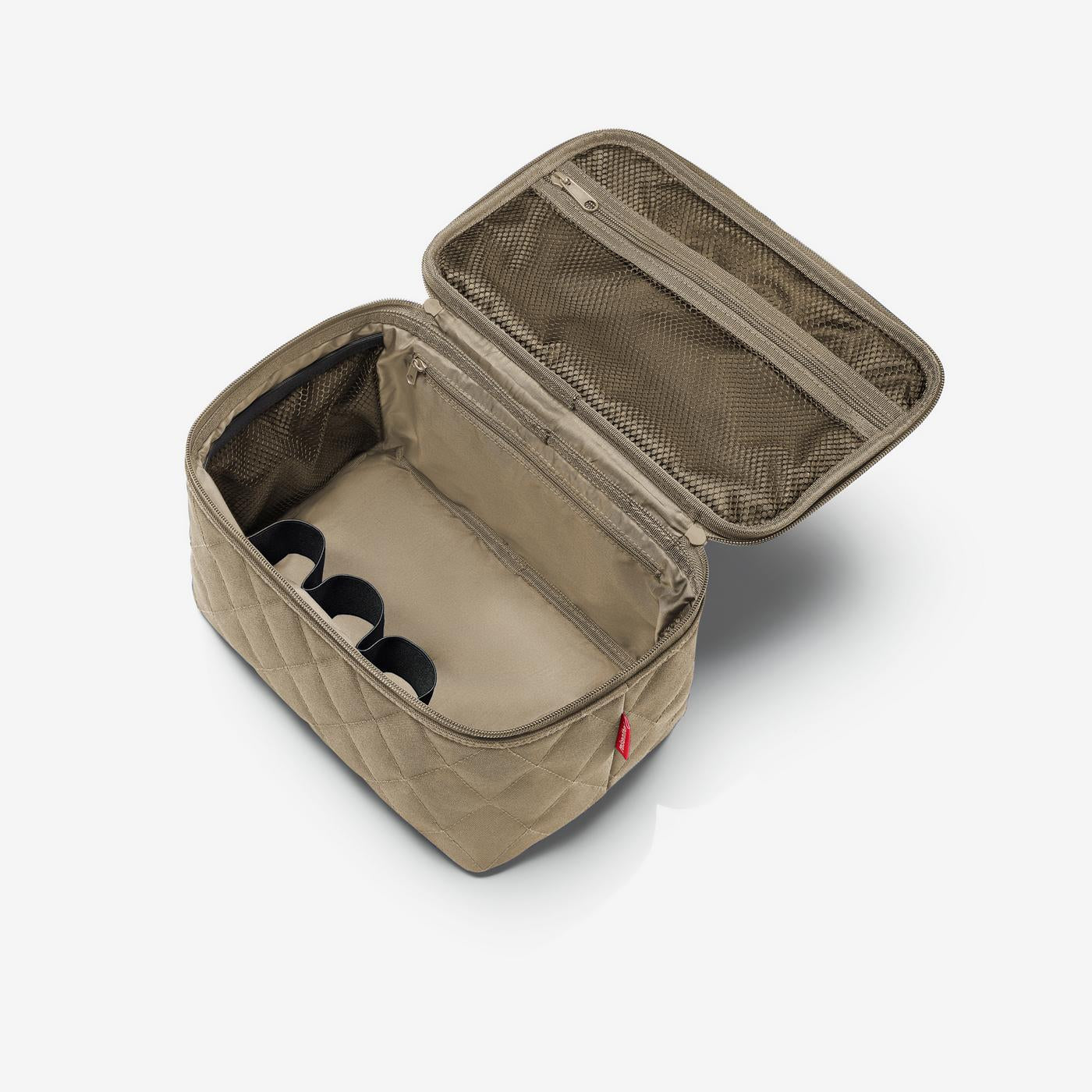 cosmetic case rhombus olive