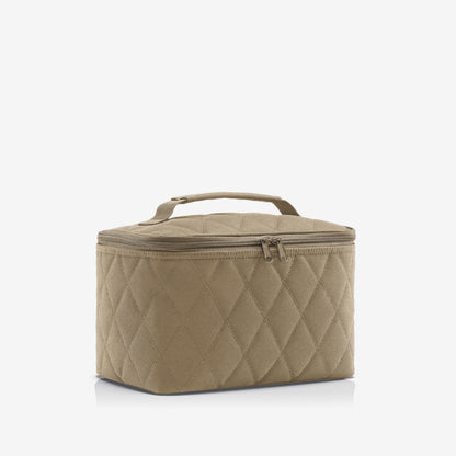 cosmetic case rhombus olive