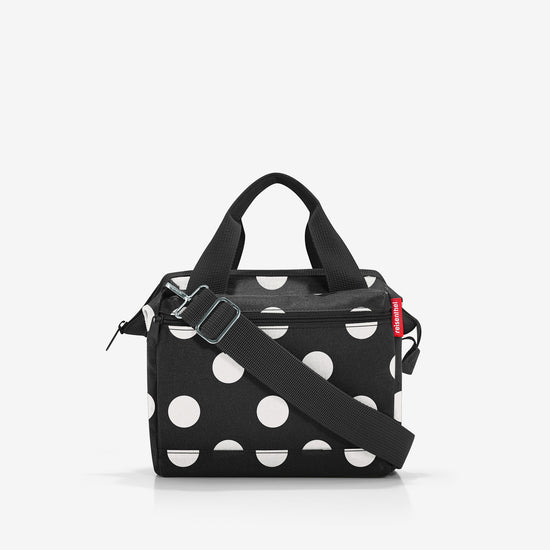 Reisenthel allrounder cross dots white (Handtasche,schwarz)