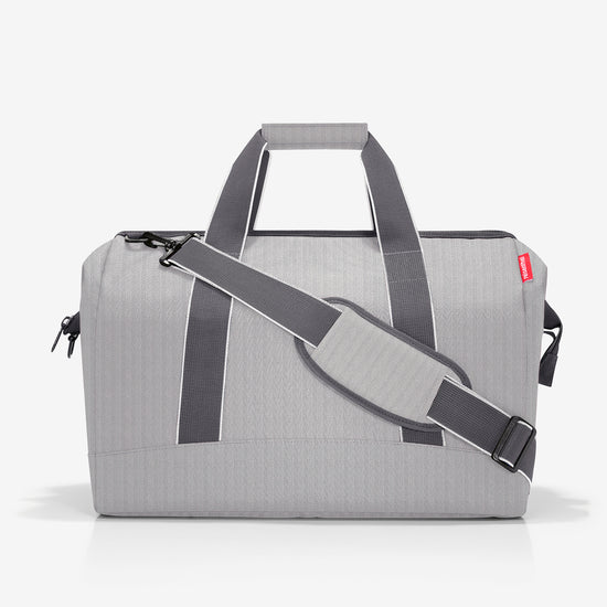 Reisenthel allrounder L herringbone grey (Große Reisetasche - 30 Liter Platz,grau)