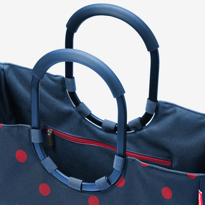 loopshopper L frame mixed dots red