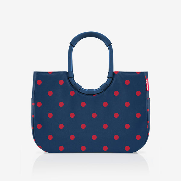 loopshopper L frame mixed dots red