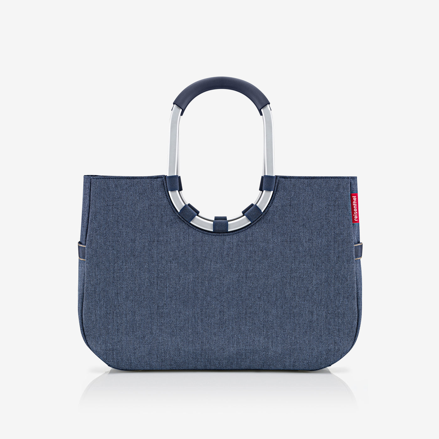 loopshopper L herringbone dark blue