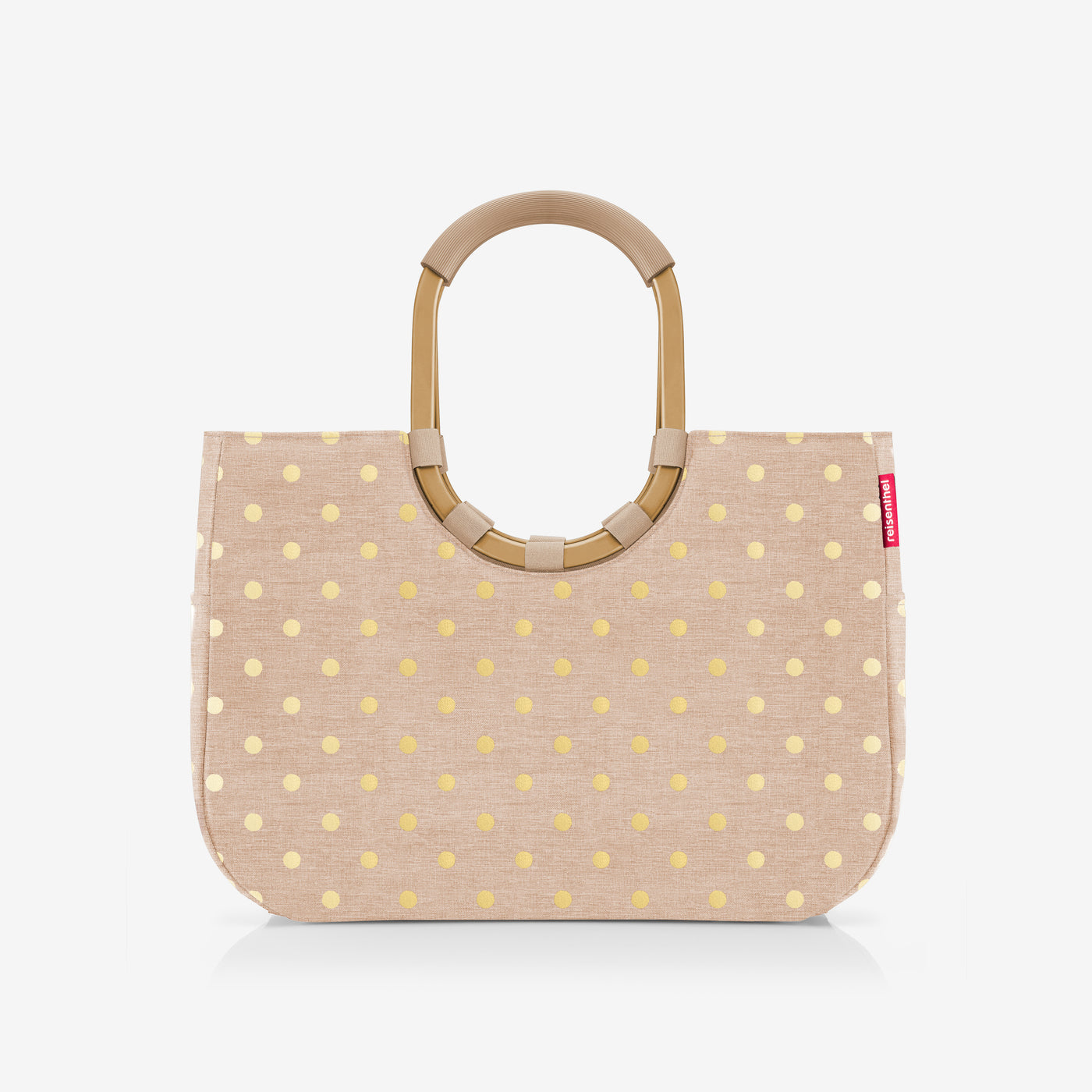 loopshopper L frame metallic dots coffee