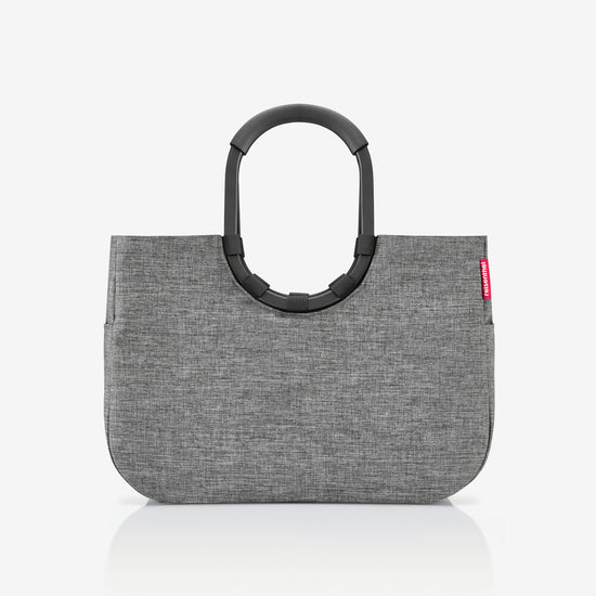 Reisenthel loopshopper L twist silver (Einkaufstasche,grau)