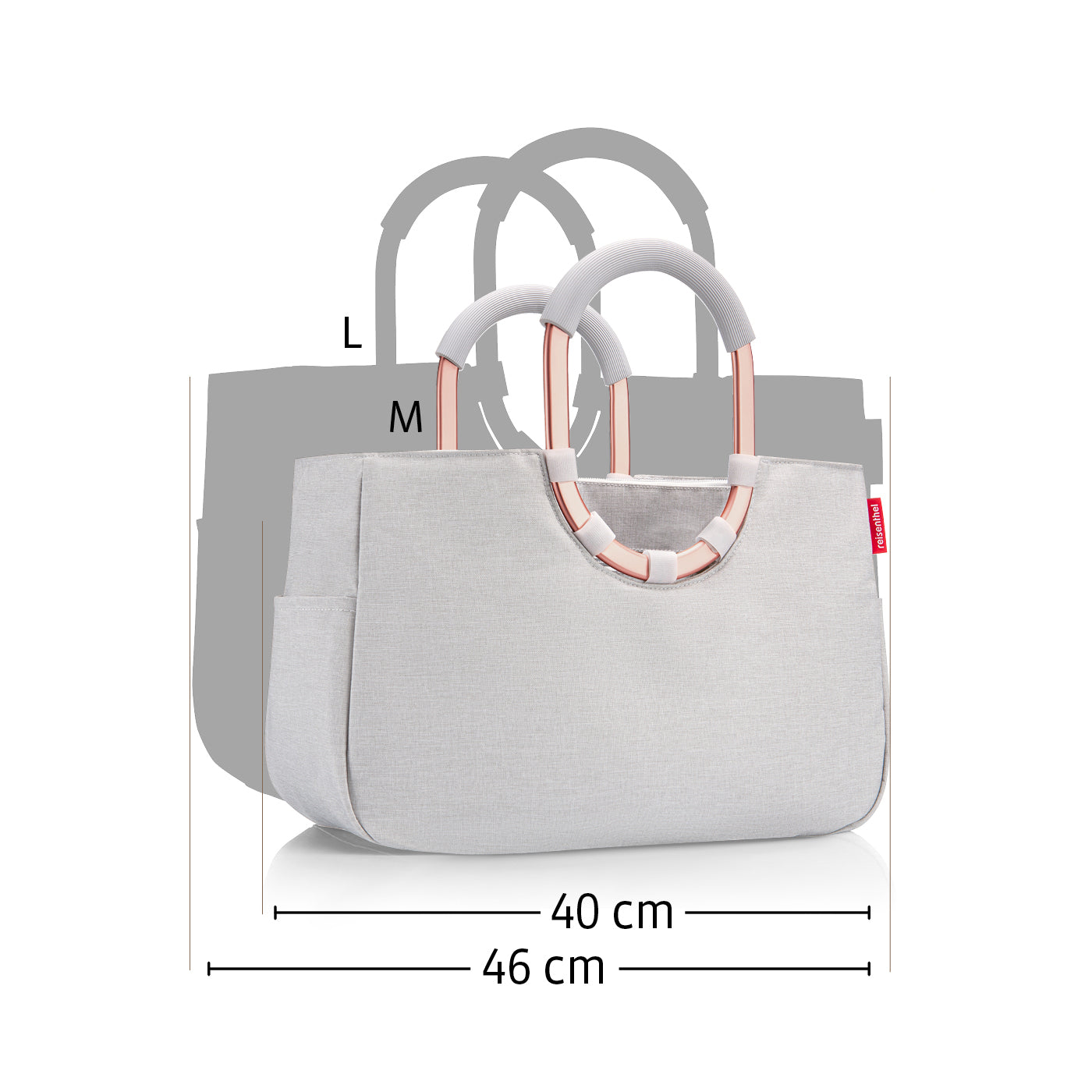 loopshopper L herringbone grey