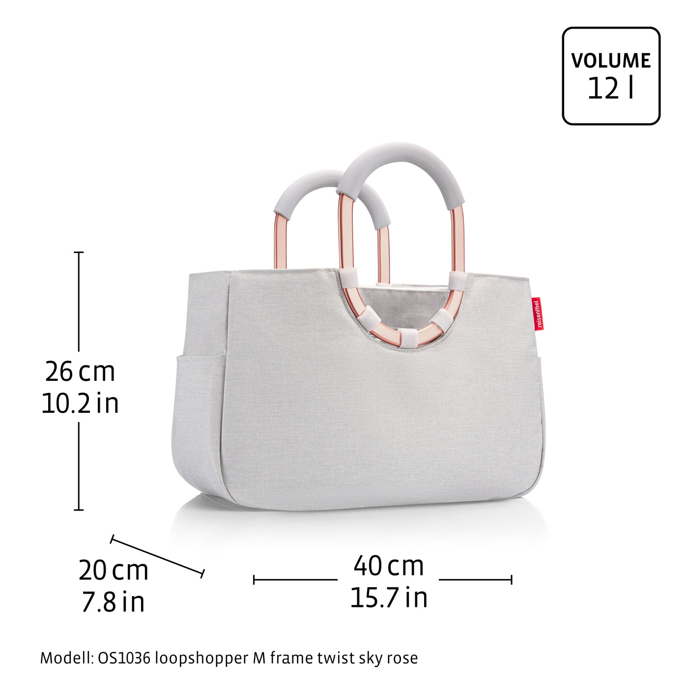 loopshopper M twist silver