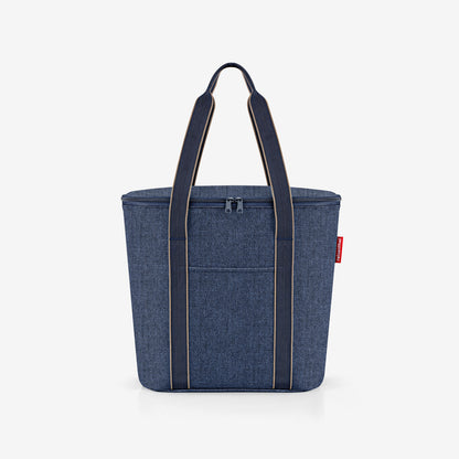 thermoshopper herringbone dark blue