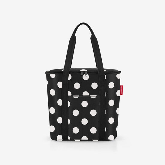 Reisenthel thermoshopper dots white (Kühltasche,schwarz)