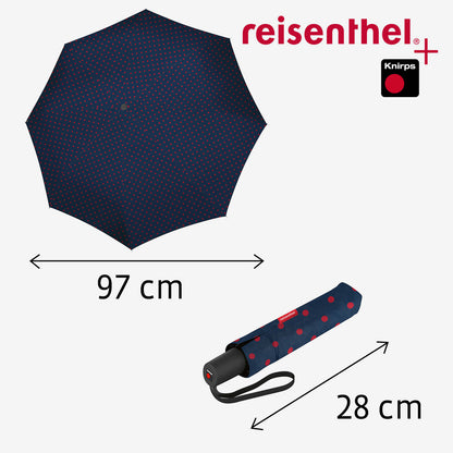 umbrella pocket duomatic mixed dots red