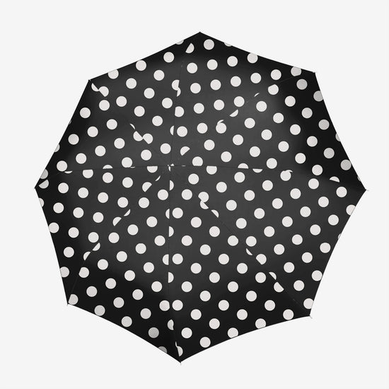 Reisenthel umbrella pocket duomatic dots white (Regenschirm,schwarz)