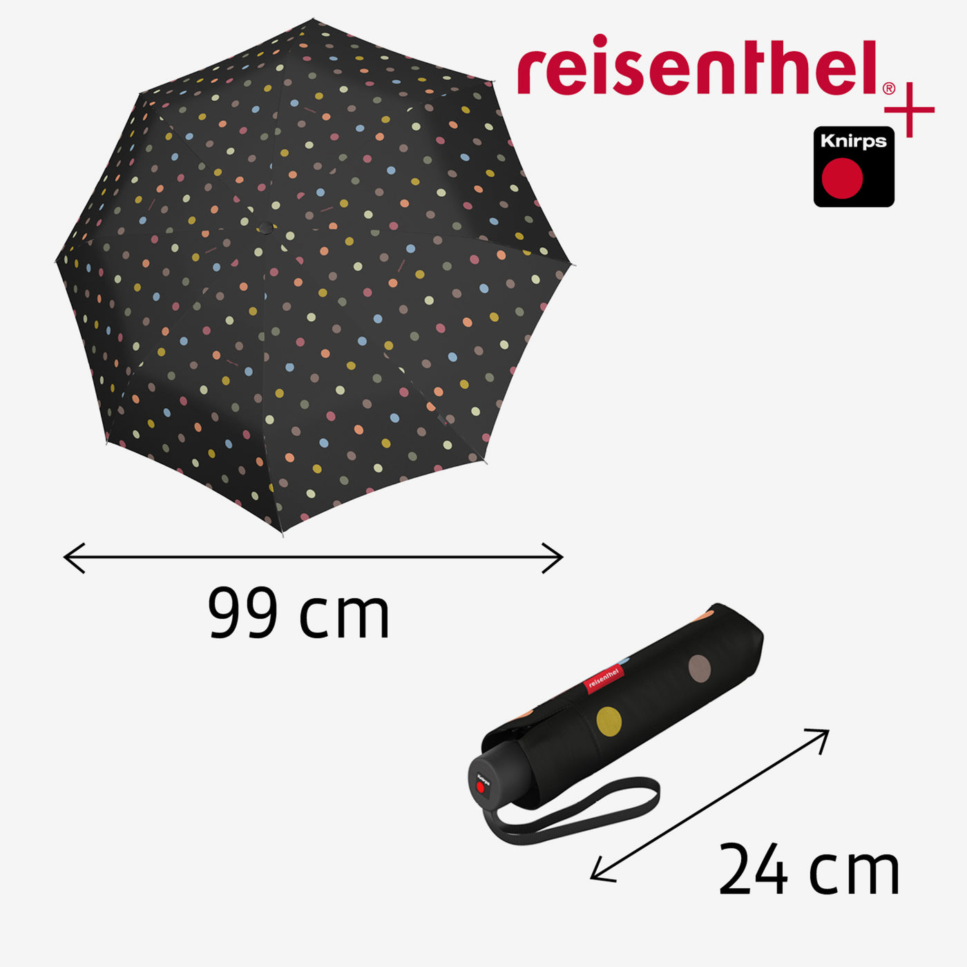 umbrella pocket classic dots