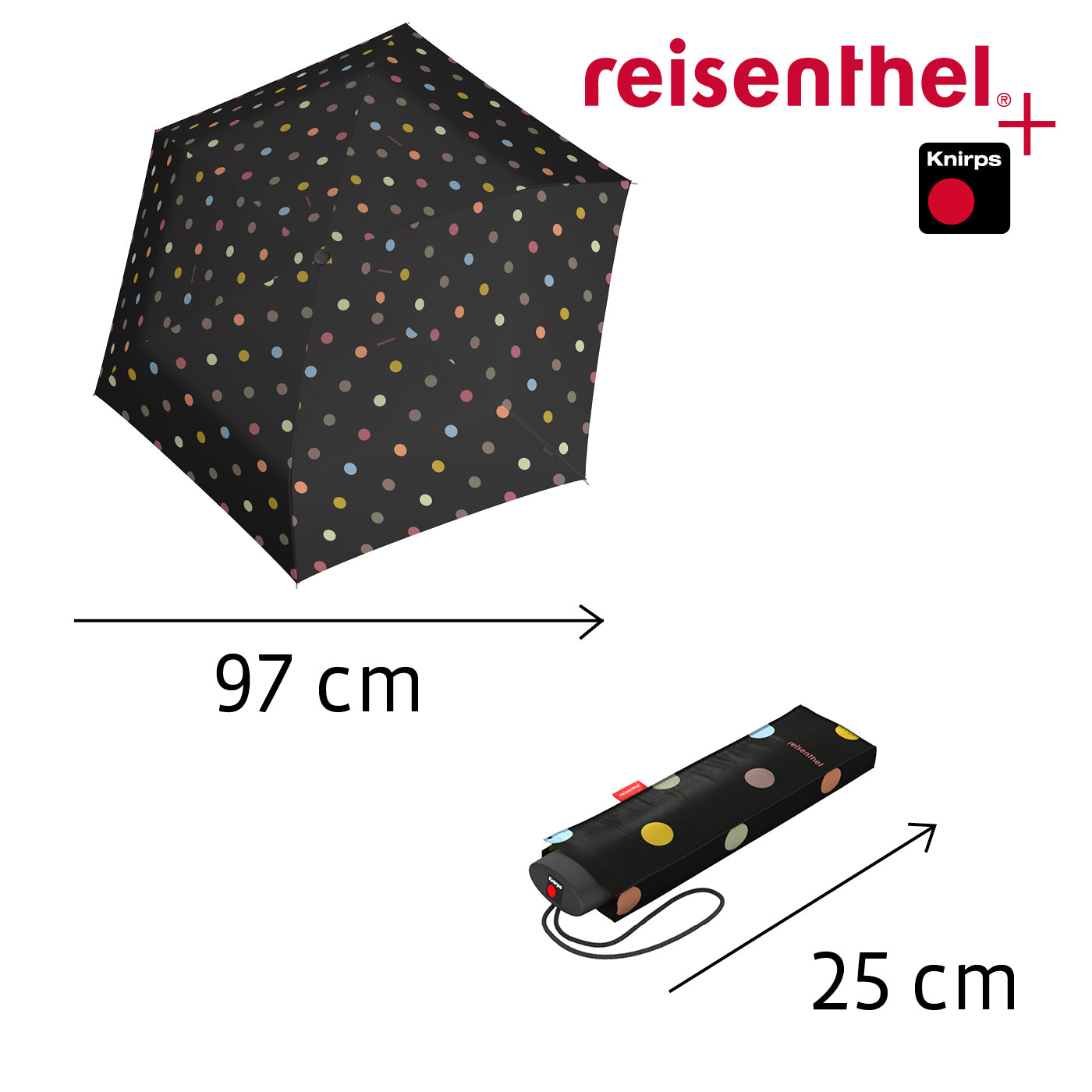 umbrella pocket mini dots