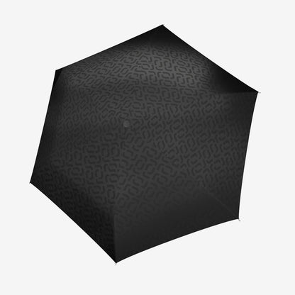 umbrella pocket mini signature black hot print