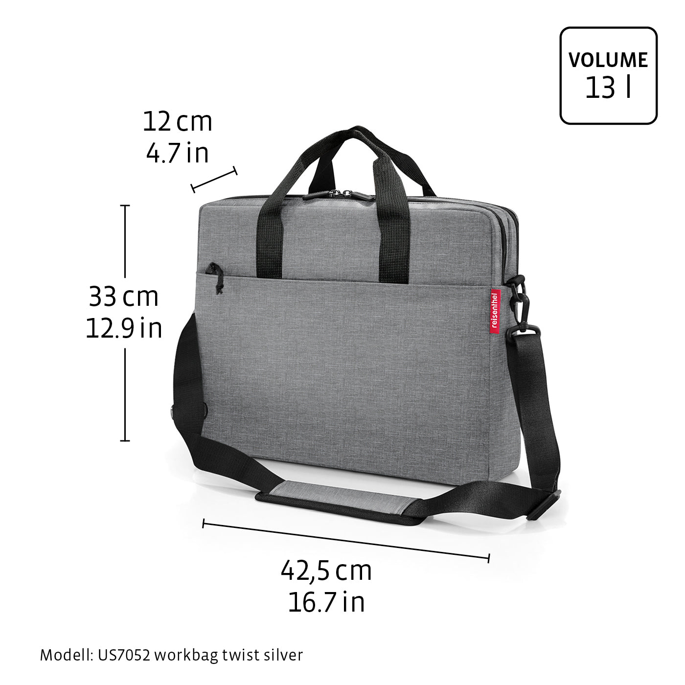 workbag twist silver