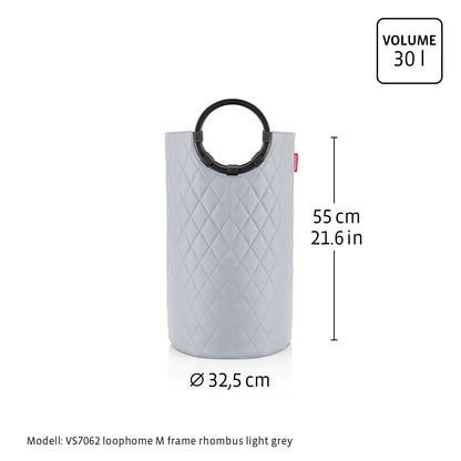 loophome M frame rhombus light grey