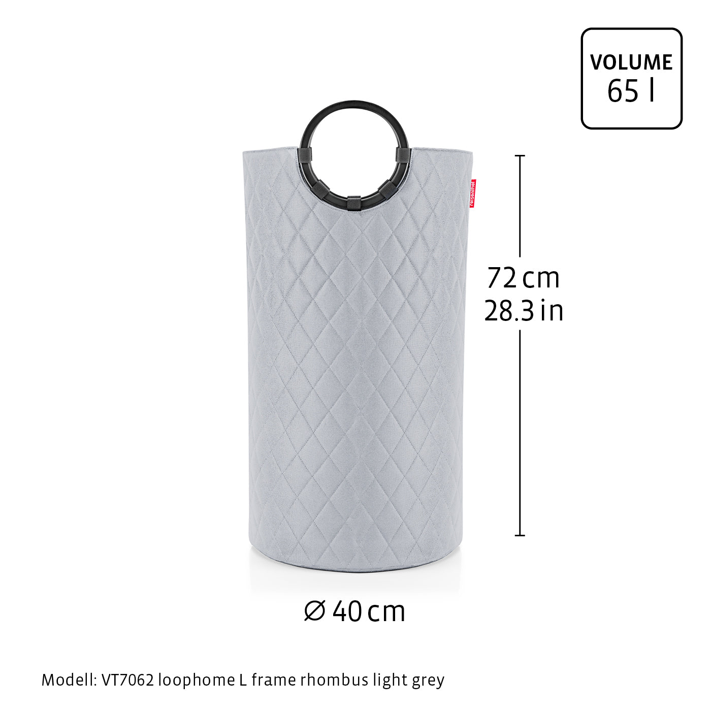 loophome L frame rhombus light grey