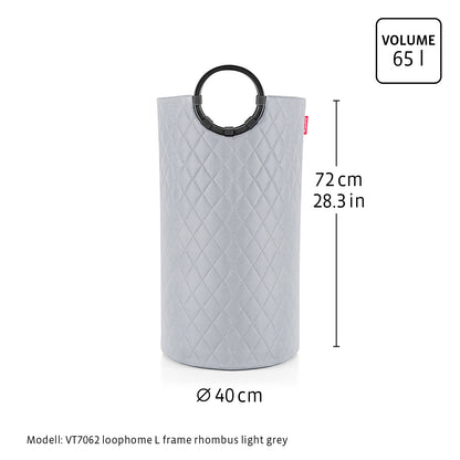 loophome L frame rhombus light grey