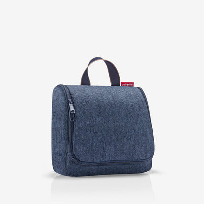 toiletbag herringbone dark blue