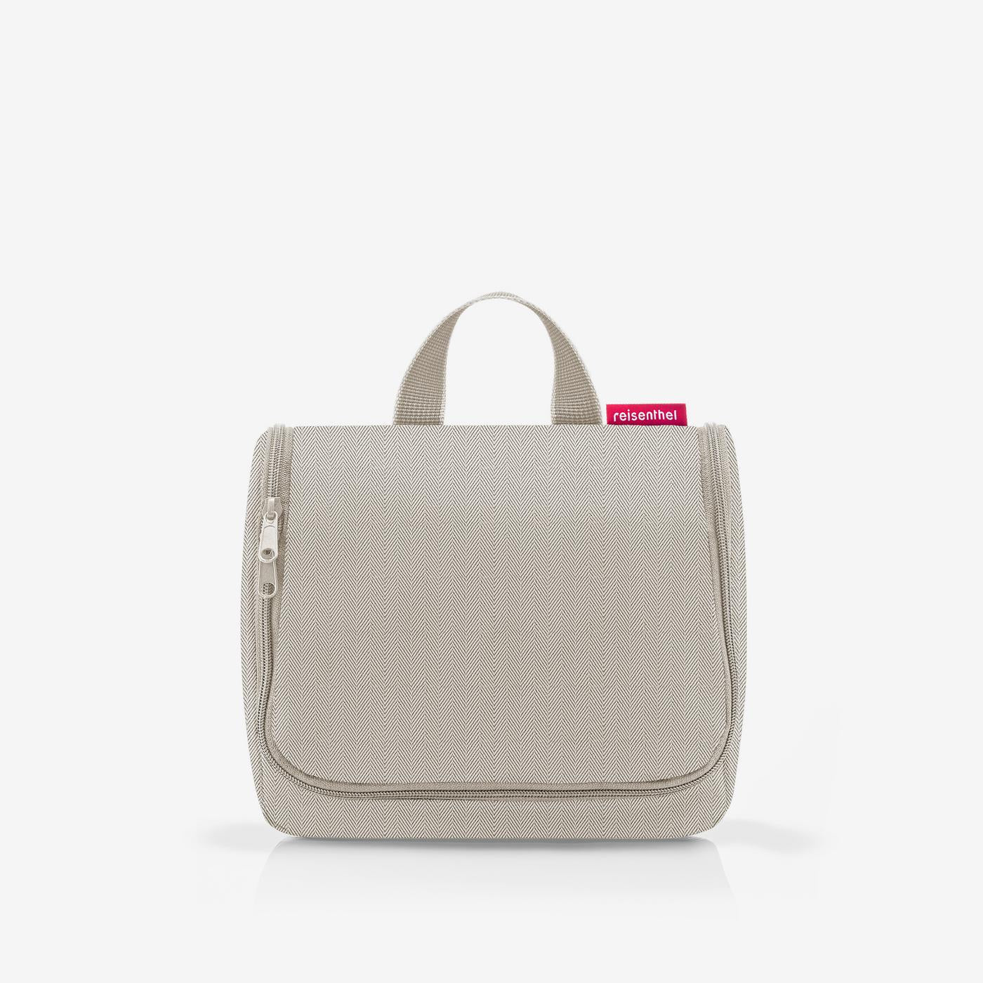 toiletbag herringbone sand