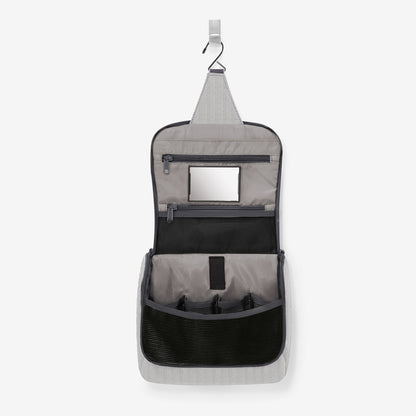 toiletbag herringbone grey