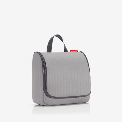 toiletbag herringbone grey