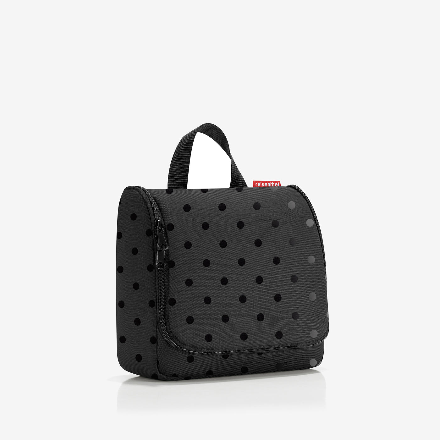 toiletbag glossy dots black