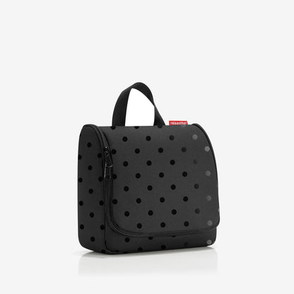 toiletbag glossy dots black