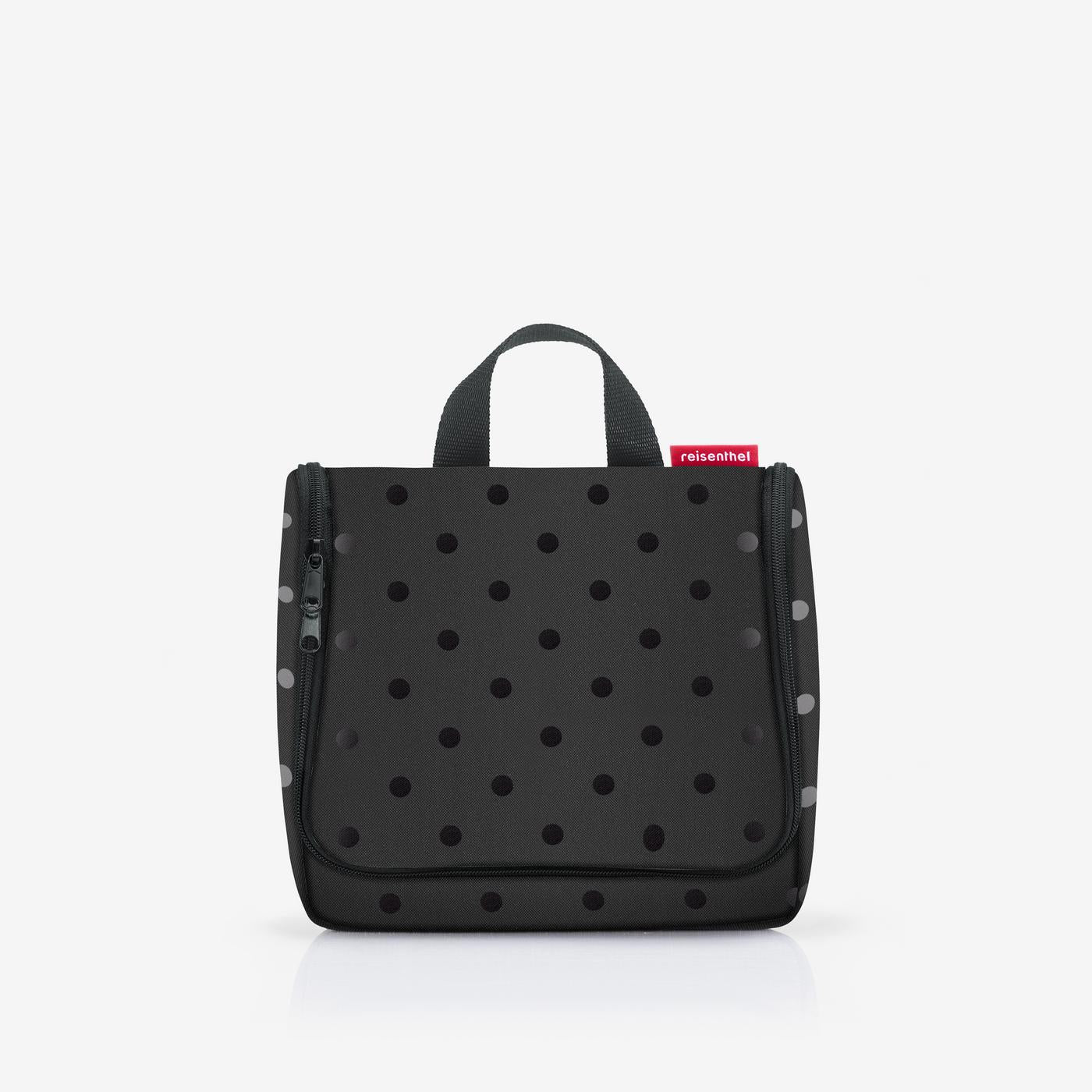 toiletbag glossy dots black