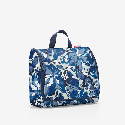 toiletbag XL flora blue