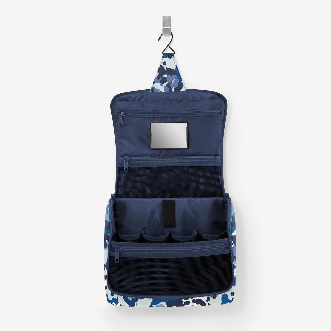 toiletbag XL flora blue