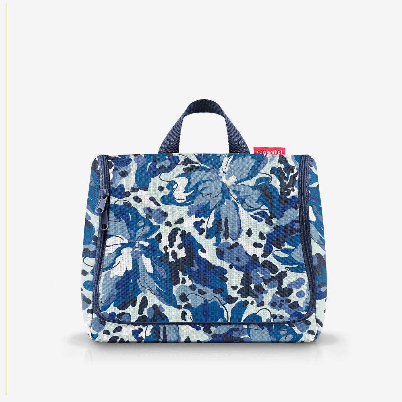 toiletbag XL flora blue