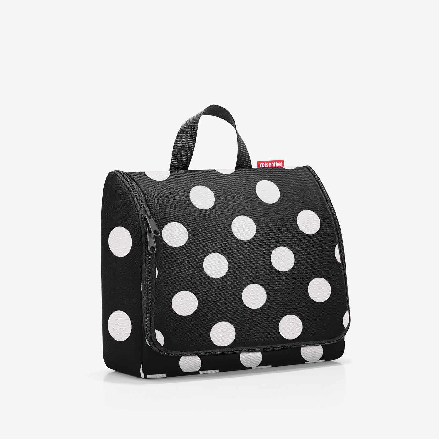 toiletbag XL dots white