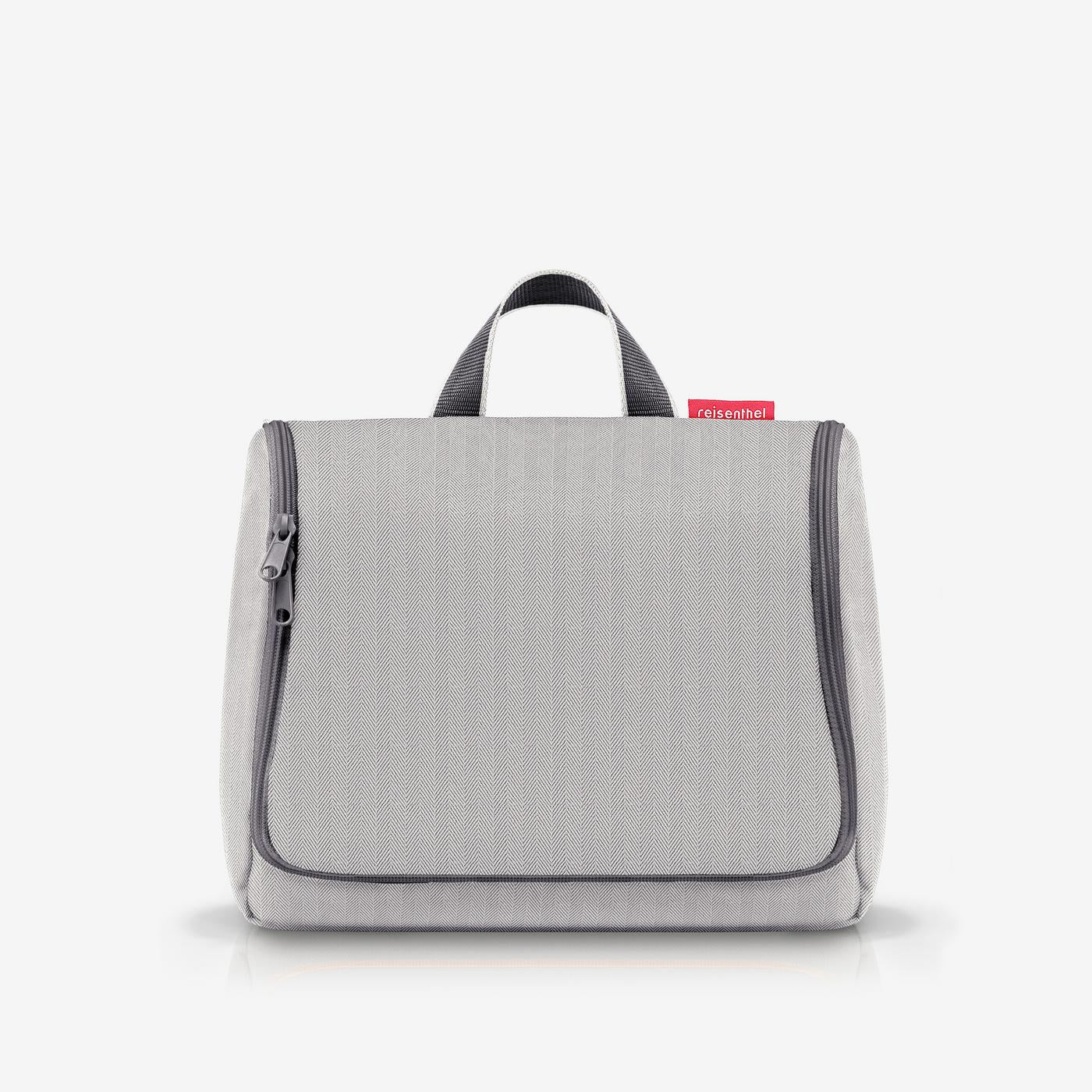 toiletbag XL herringbone grey