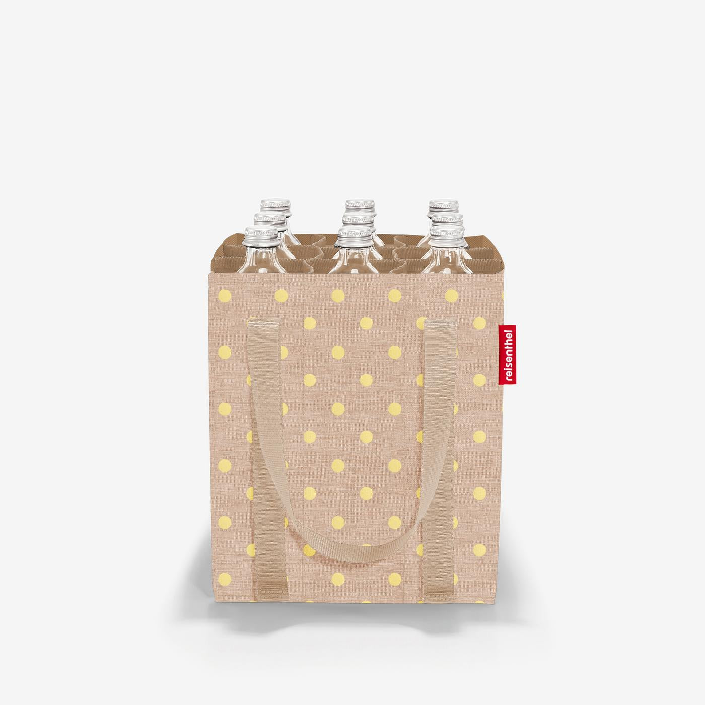 bottlebag metallic dots coffee