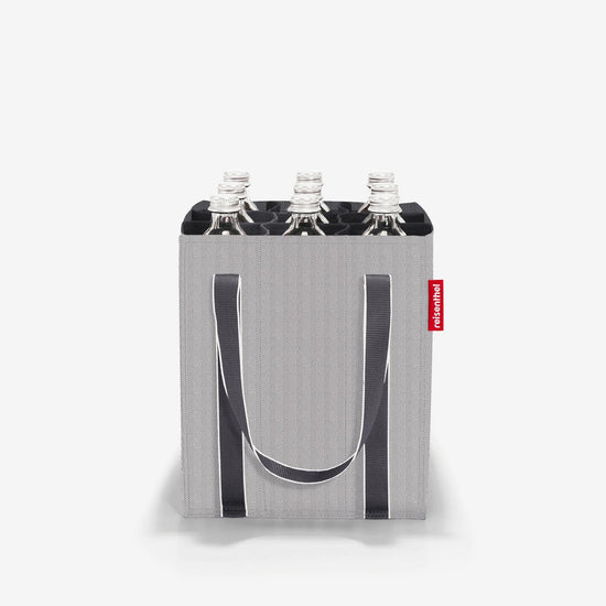 Reisenthel bottlebag herringbone grey (Flaschentasche,grau)