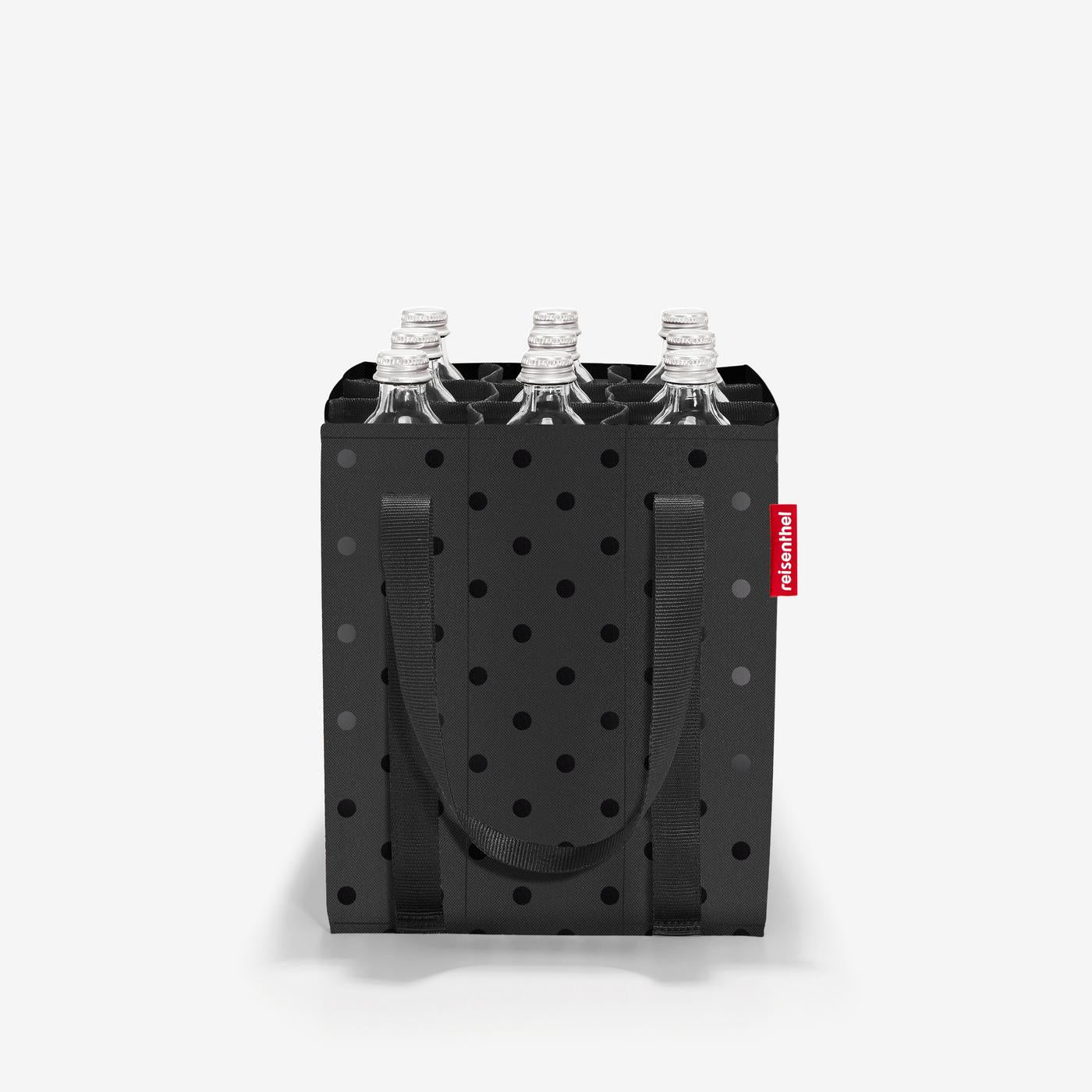 bottlebag glossy dots black