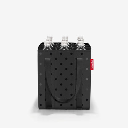 bottlebag glossy dots black