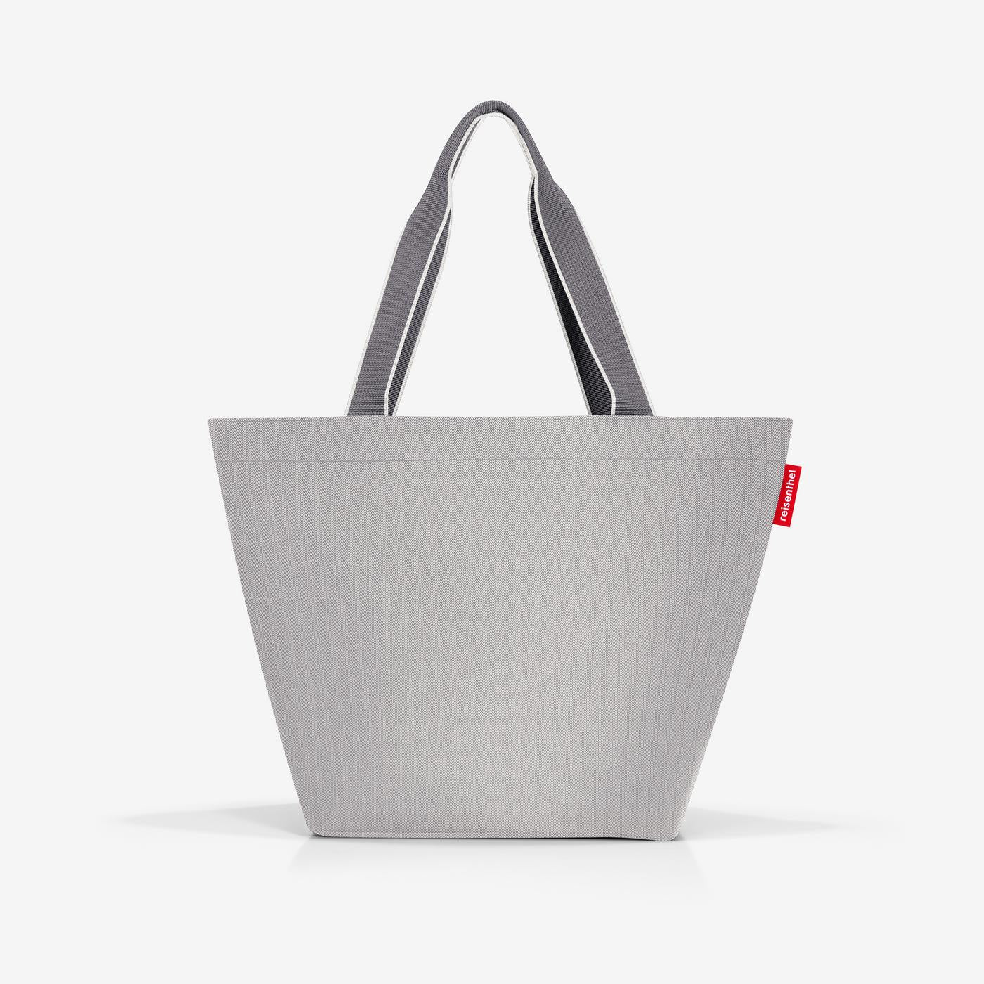 shopper M herringbone grey