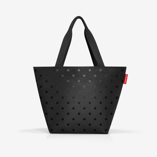 shopper M glossy dots black