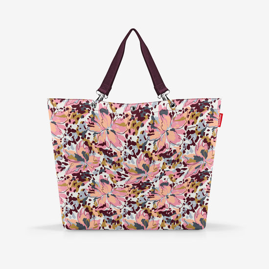 Reisenthel shopper XL flora rose (Strandtasche,rosa)