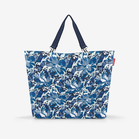 Reisenthel shopper XL flora blue (Strandtasche,blau)