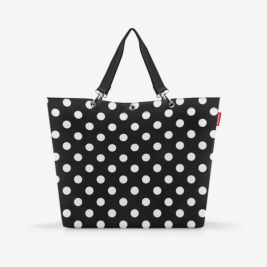 shopper XL dots white