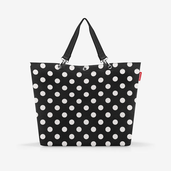 shopper XL dots white