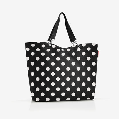 shopper XL dots white