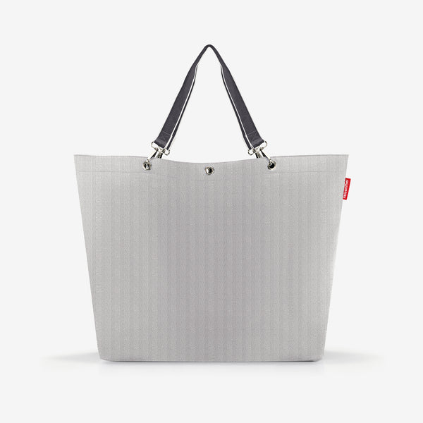 shopper XL herringbone grey